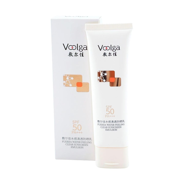 VOOLGA敷尔佳 水感清透防晒乳 12.5H防晒力 SPF50 / PA+++ 50g 防晒红晒黑晒老 敏感肌适用 锁水补水保湿 0酒精/香精/色素/荧光剂 户外清爽不油腻 4