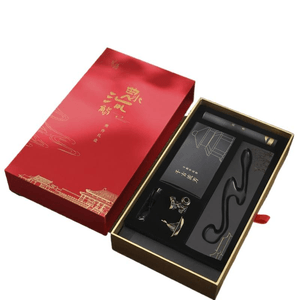 Newly Released Palace Museum Qu Shui Liu Shang Xiang Xiang Set, Six Piece Set Of Sandalwood Ornaments