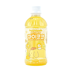 산리오 폼폼푸린 파인애플 주스 음료 (나타드코코 함유), 11.49 fl oz