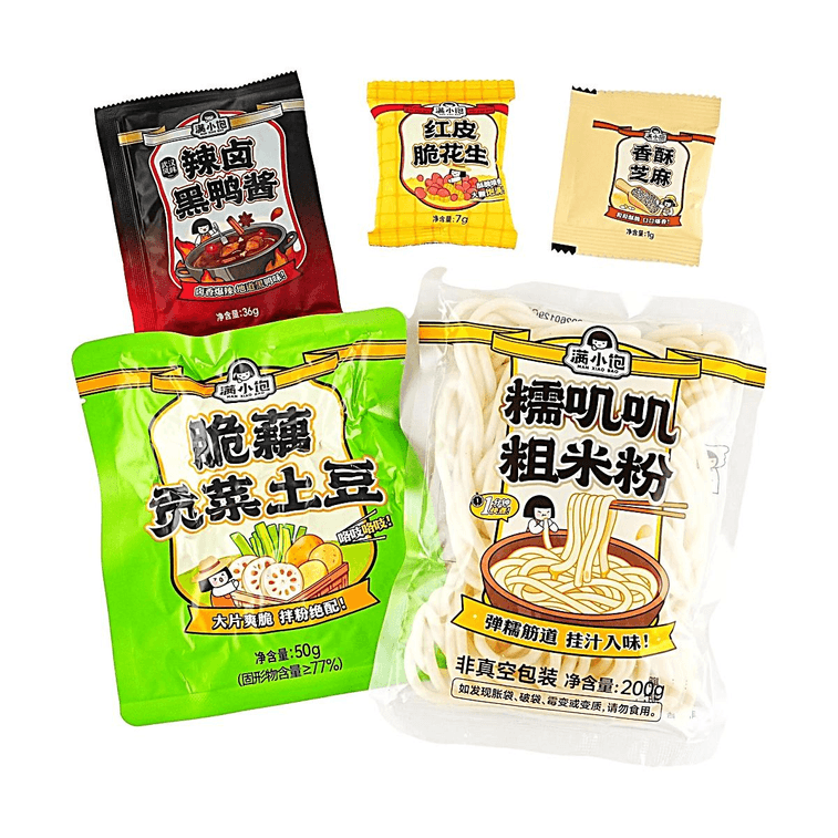 Wuhan Black Duck Flavor Sauce Mixed Rice Noodles, 10.37 oz 6