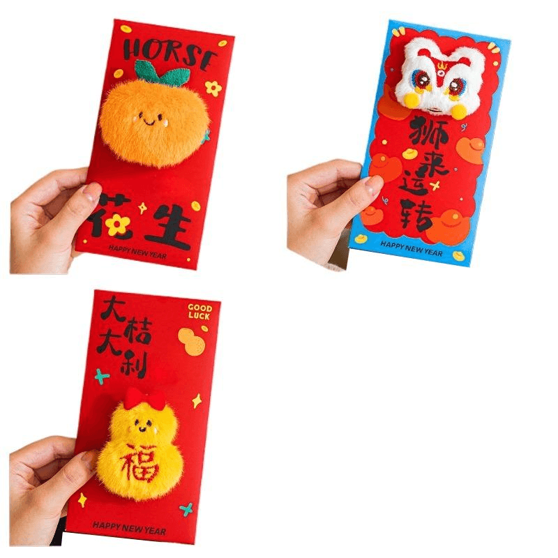 Plush Toy Red Envelopes For The New Year, Plush Creative