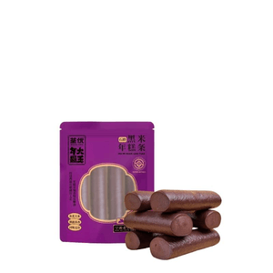 Black Rice Rice Cake, Ningbo Specialty Stone-ground Rice Cake, Chewy Strips 500g*1 pack