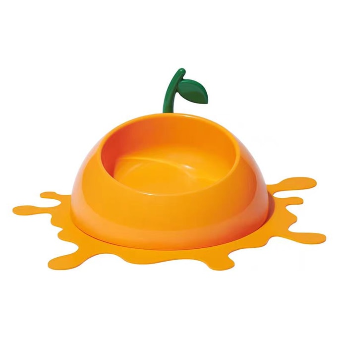 Fruity Pet Bowl Cat Bowl Placemat-Orange 1Pc