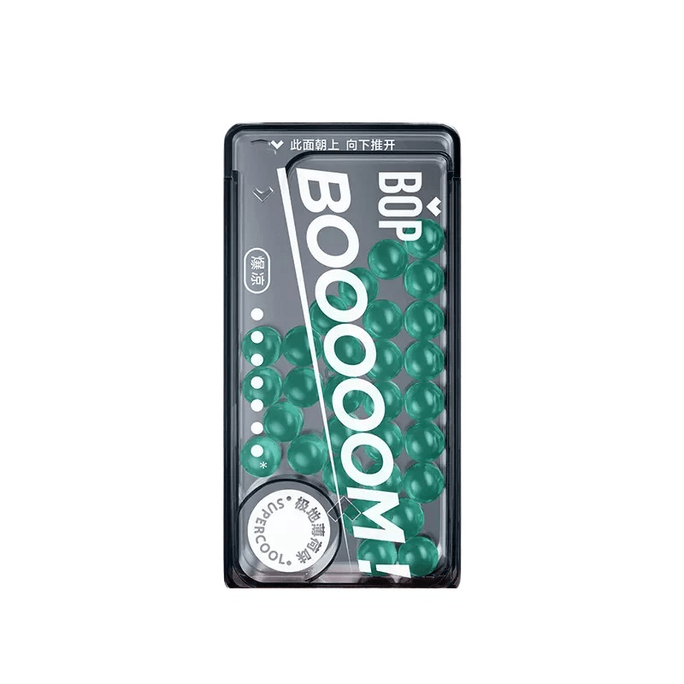 【中国直送】BOP ポッピングガム チューインガム オーラル ポッピングビーズ フレッシュブレス キャンディ ポッピング シュガービーズ キス アーティファクト ミント 30個*1箱