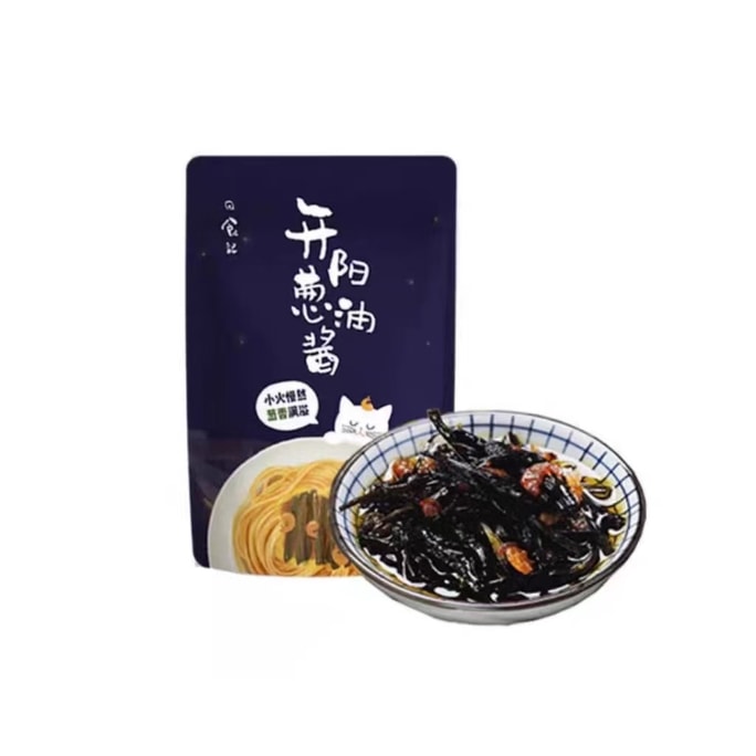 【中国直送】日本食譜 開陽葱油醤油 麺醤 ライスソース 調味料 フレッシュで香り高い調味料 1袋 120g