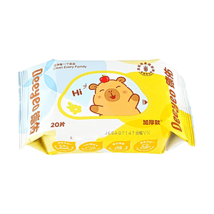 德佑 嬰幼兒濕紙巾卡皮巴拉 20片