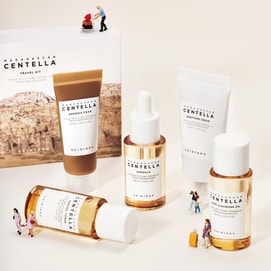 Madagascar Centella Travel Kit, 5-Step Soothing Skincare Set for Sensitive Skin