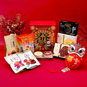 亚米x盒马 2026年 [马到福来.马上就发] 发财桶零食礼盒 2112g 【8款盒马必买零食+亚米定制灯笼或马年红包】【新年开门红 财运滚滚来】【春节年货】