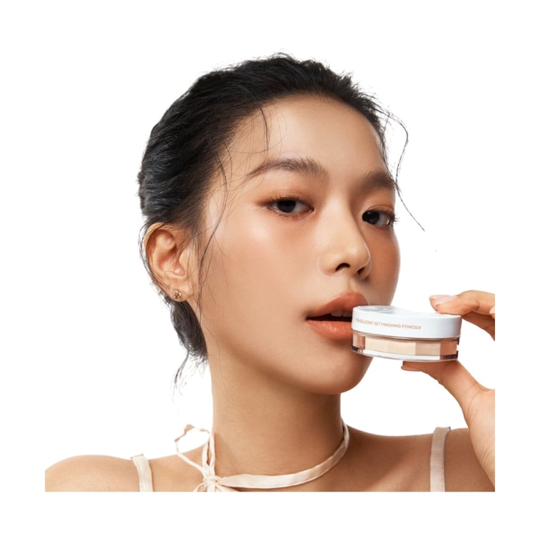 韩国 媞妃特 透明定妝蜜粉 03 綠色 0.24 oz 4