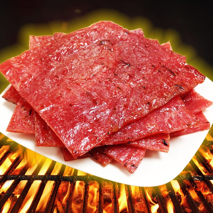 現火烤豬肉乾 (原味 12盎司) 正宗新加坡風味肉乾豬肉脯 340g