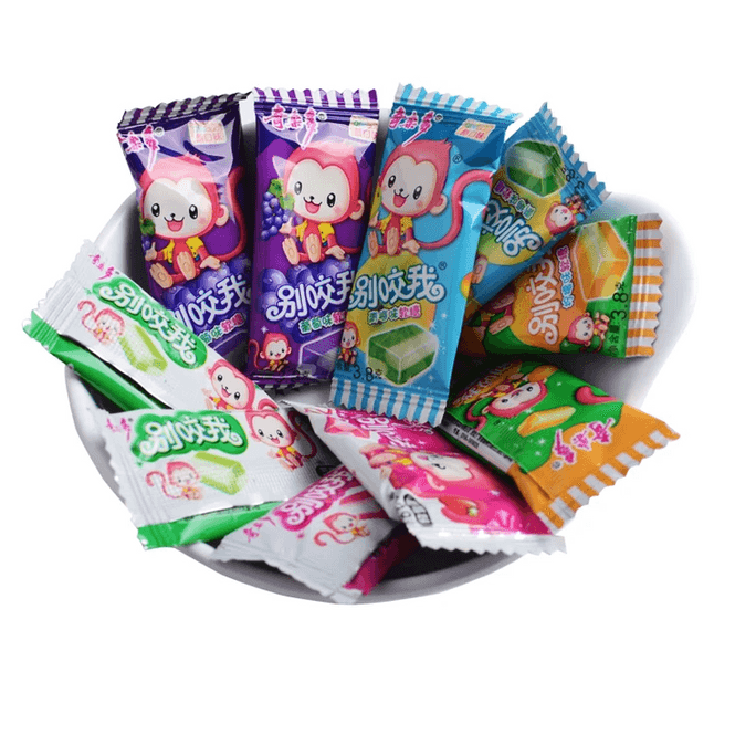 【中国直送】チリド 噛まないで ソフトキャンディ フルーツ味 新年グッズ 大量キャンディ よだれダラ 8090年代 懐かしい子供時代のおやつ ミックスフレーバー 100g