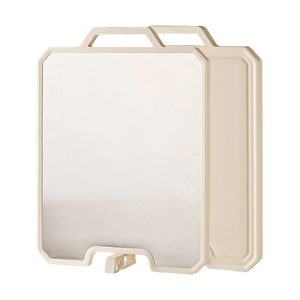 Stainless Steel Cutting Board Double-sided Chopping Board Antibacterial Anti-mold Cutting Board 39.6*30.4cm