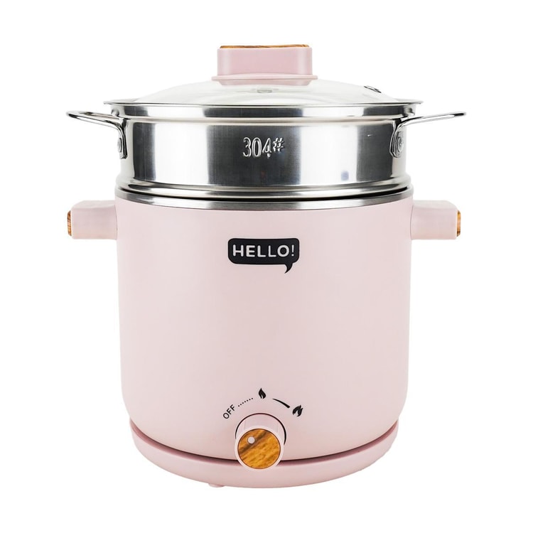 KUHAUS Electric Stainless Kettle, 50.72 fl oz,Pink 