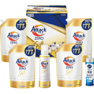 【日本直邮】 日本 KAO 花王 花王 Attack ZERO洗衣液礼盒 K・AB-50A 1份 洗衣液 洗涤 去渍 衣物护理 家用礼盒 高效清洁