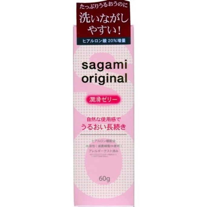 日本 SAGAMI 相模幸福潤滑劑水溶性透明酸性潤滑液60g