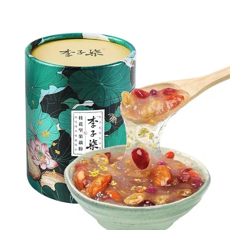 美粥食客中國美粥食客桂花堅果藕粉藕粉羹早餐代餐500g - Yami
