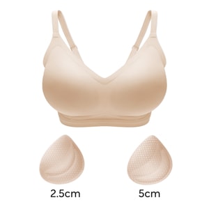 Bra Skin Color (2.5cm/5cm) S (70A、70B)