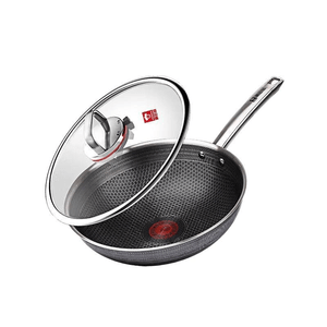 캠바흐 더블 허니콤 6세대 허니콤 스테인리스 스틸 웍 32cm