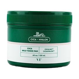 Cica Mild Toner Pad, 60pcs - Soothing, Gentle Exfoliating