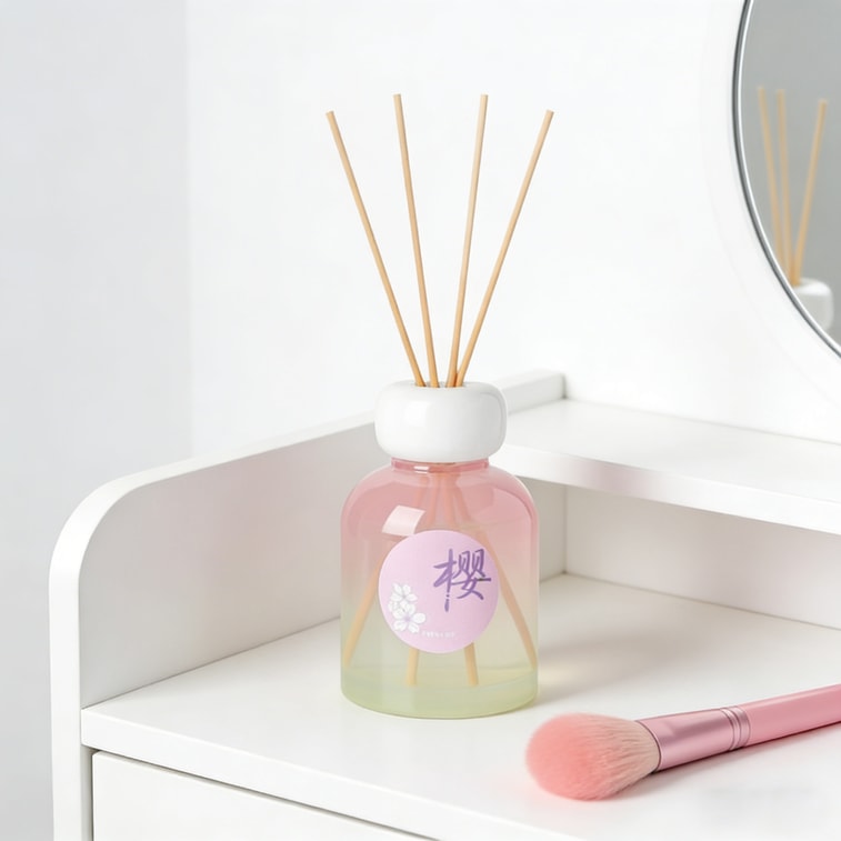 Sakura Manwu Wuhuo Aromatherapy Hotel Home Fragrance Essential Oil Toilet Air Freshener Lasting Fragrance 1 bottle 6