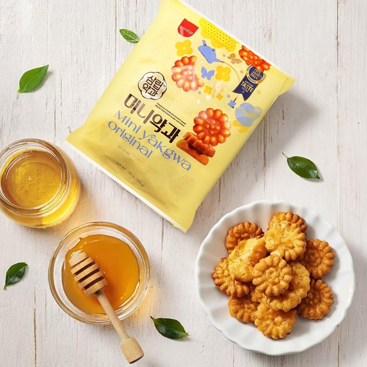 SAMLIP Korean Traditional Deep-Fried Sweet Honey Cookie Yakgwa
