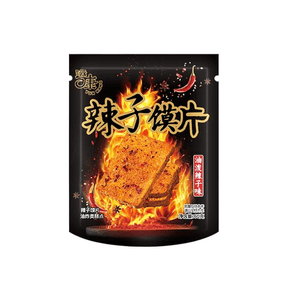 【中国直邮】 运康 油泼辣子馍片香酥红油花椒麻辣休闲零食60g*1袋