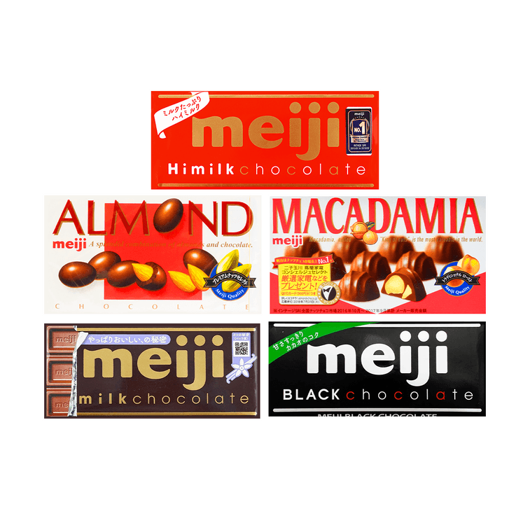 Macadamia Nut + Almond + Milk + Dark Chocolate + Milk Dark Chocolate,5 Flavor, 10.3 oz【5 Pack】 3