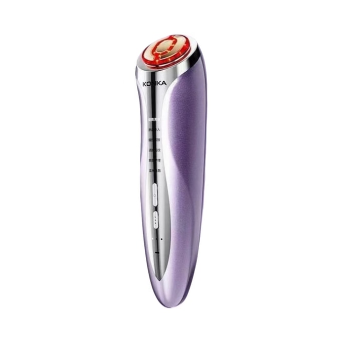 【中国直送】 Konka 美顔器 家庭用 顔用リフトアップマッサージ器 フェイシャル水光美容液導入器 クレンジング嫩膚 ライラック 1個