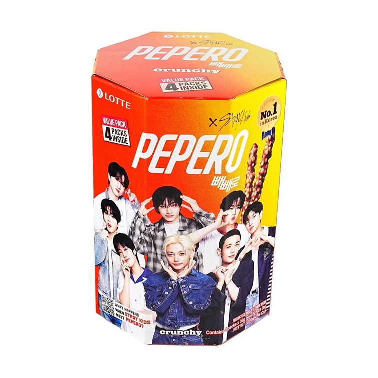 페페로 크런치 초콜릿 비스킷 스틱, 밸류팩, 4개입 (137g)【스트레이 키즈 추천 상품】【포장은 다를 수 있습니다】 10