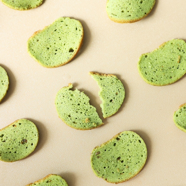 Bagel crispy bread with low calories and low fat matcha red bean flavor 55g 4