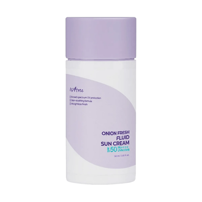 韩国ISNTREE ​​紫色洋葱轻透淡印防晒霜  SPF50+ / PA++++​ 零毛孔负担 50ml 痘痘肌适用 清爽不粘腻无残留 镇定舒缓 美白抗皱【NCT罗宰民同款】