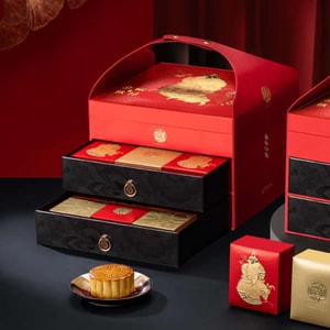 Golden Fortune Mooncake Gift, 11 Flavor 19 Pieces  40.38 oz