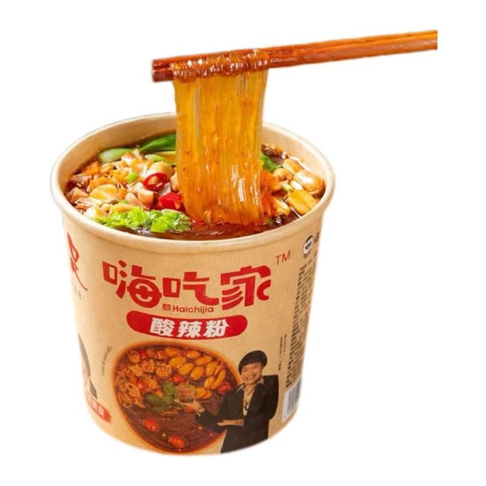 Authentic Sichuan-style spicy wide noodles with real Chongqing sweet potato noodles 135g