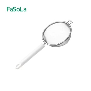 FaSoLaフィルターふるい、家庭用キッチンエッグタルトフィリング用小麦粉ふるい、エッグタルトフィリングフィルター、ベーキングツール、ケーキ用小麦粉フィルターふるい、自家製豆乳ストレーナー、ジュースフィルターツール、フィルターふるいとストレーナー、ビーフブロス泡フィルター