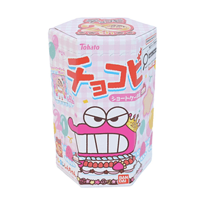 Shin-chan Corn Puffs Saveur Biscuit Cookie Pépites de chocolat 0.63oz【Édition limitée 20e anniversaire】【Autocollant aléatoire inclus】