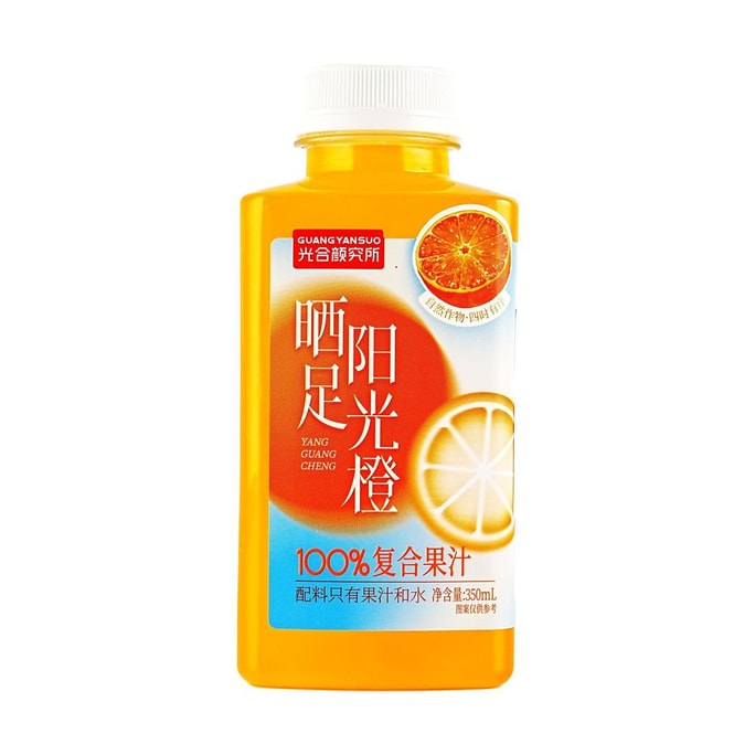 Orange Juice, 11.8 fl oz【0 White Sugar 0 Fat Low Calories】
