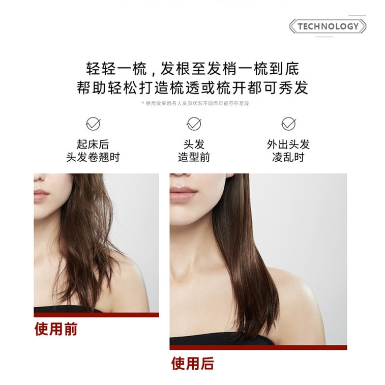 【Expédition directe du Japon】 REFA Coeur Peigne Lisse Cheveux Portable Petit Peigne Peigne Couleur Or Rose 1 pièce 4