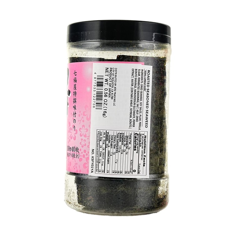 日本七福屋 纪州梅子味海苔  16g 3