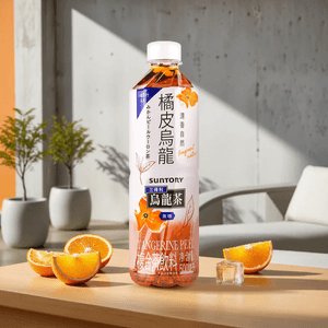 大陆版SUNTORY三得利 橘皮乌龙茶饮料 无糖 500ml *6【6份超值装】