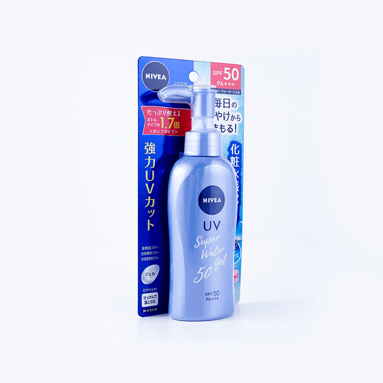 日本KAO花王 NIVEA妮維雅 清爽水感UV防曬啫咖哩 水潤男士防曬霜 全身可用 SPF50/PA+++ 140g*2【超值裝】 4