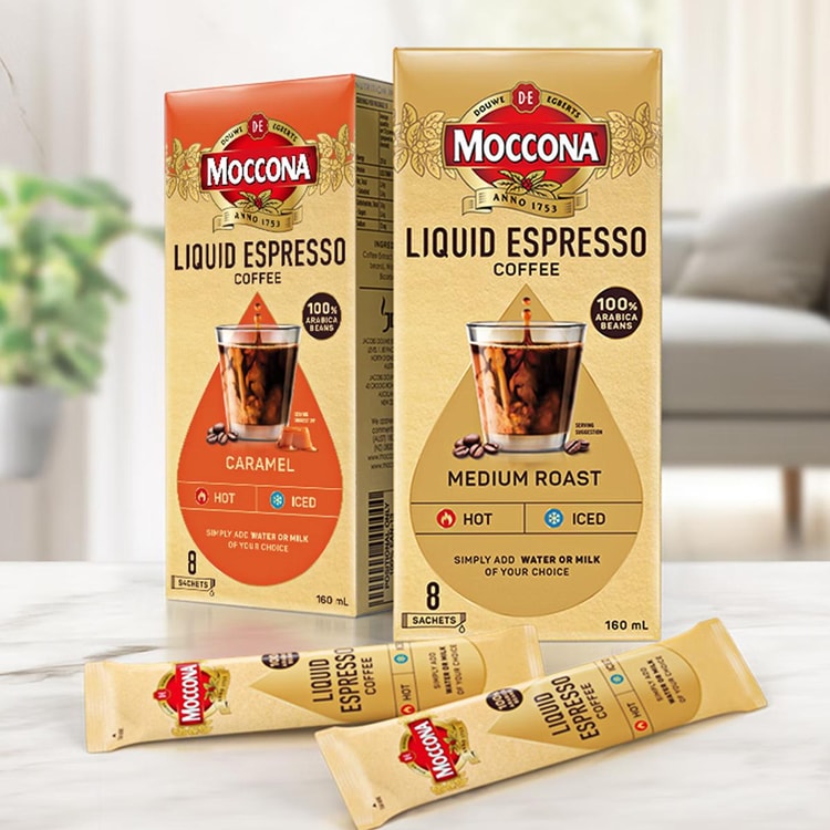 MOCCONA Concentrated Coffee Liquid Medium Roast, 8p, 5.41 fl oz