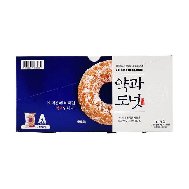 Korean Fried Cookie Yakgwa Doughnut Snack 60g x 12pc