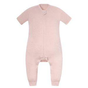 加拿大 Nest Designs儿童/婴儿0.6短袖连脚睡衣(竹纤维针织) - 玫瑰烟色 6-18个月