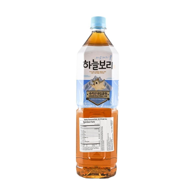 【0糖0脂0卡】韩国WOONGJIN熊津 大麦茶饮料 大瓶装 1.5L 17