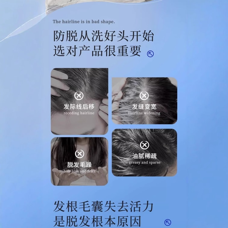 EHD USA 抜け毛・切れ毛防止シャンプー、オイルコントロール、ボリュームアップ、スムージング、切れ毛予防、リフレッシュシャンプー、100g/袋 3