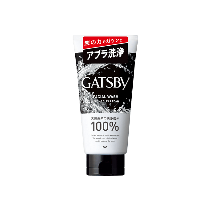 GATSBY Facial Wash Strong Clear Foam 130g