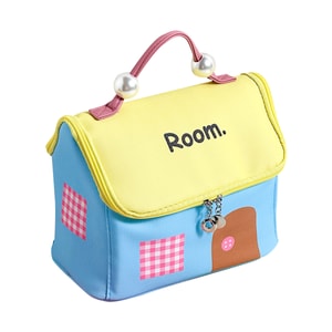 【中国直邮】 HSPM 新款多巴胺小房子大容量收纳化妆包 芝士海盐 F