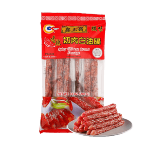 喜上喜 辣切肉白油腸 臘腸 284g 【廣東特產 深圳老字號 】【年貨必備】
