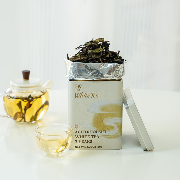 茶園月枝オリジナルリーフティー - 七年熟成松梅白茶 50g 6
