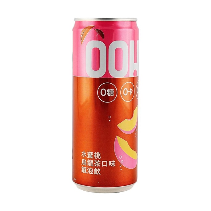 Sparkling Water Peach & Ooling Tea Flavored 11.15 fl oz【0 Sugar 0 Calories 0 Fat】